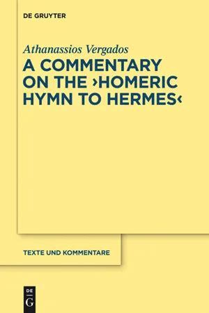 athanassios veRgados, The Homeric Hymn to Hermes: 